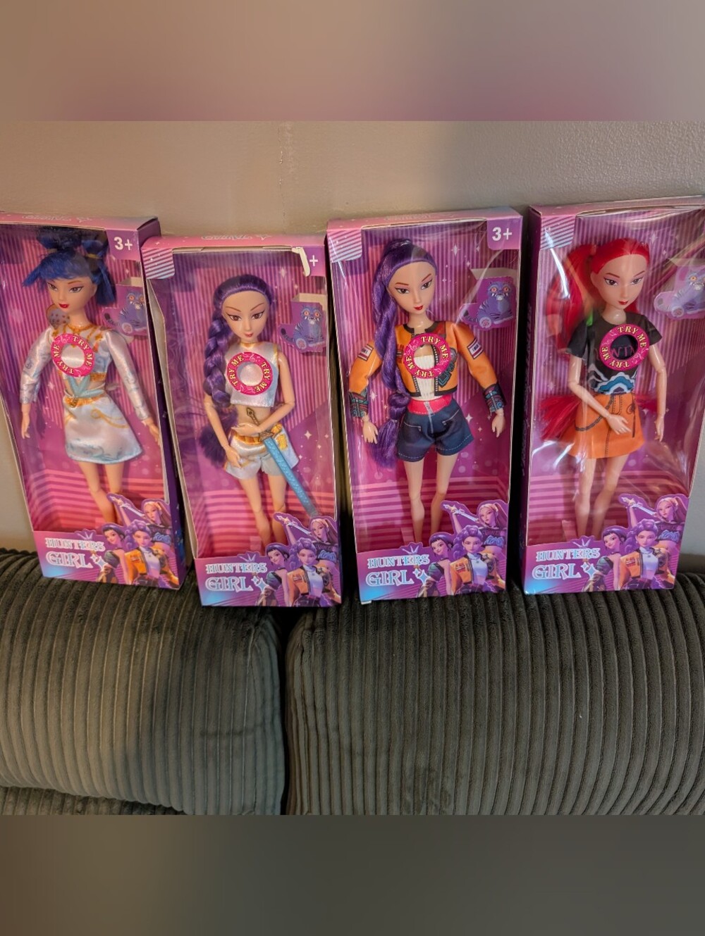 Pick 1 K-pop Demon Hunters Barbie Size Singing Doll